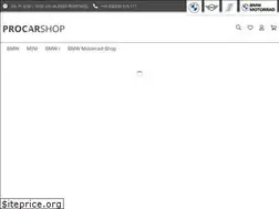 Sites similar to procarshop.de