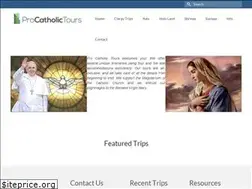 Sites similar to procatholictours.com