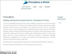 Sites similar to procedurawfirmie.pl