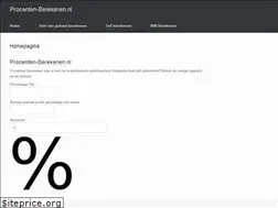Sites similar to procenten-berekenen.nl