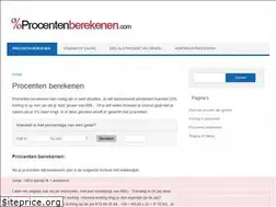 Sites similar to procentenberekenen.com