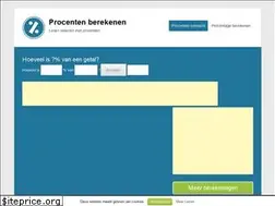 Sites similar to procentenberekenen.net
