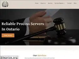Sites similar to processserverontario.ca