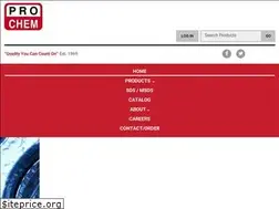 Sites similar to procheminc.com