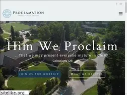 Sites similar to proclamation.org