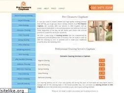 Sites similar to procleanersclapham.co.uk
