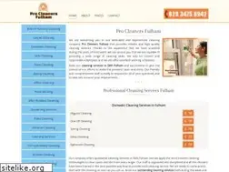Sites similar to procleanersfulham.co.uk