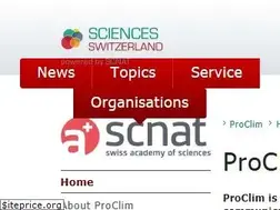 Sites similar to proclim.ch