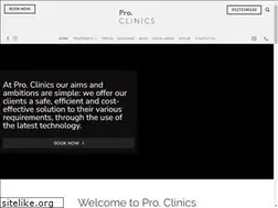 Sites similar to proclinics.co.uk