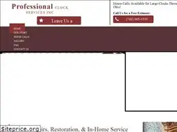 Sites similar to proclockrepair.com