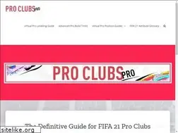 Sites similar to proclubspro.com