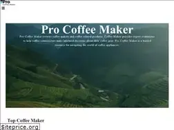 Sites similar to procoffeemaker.com