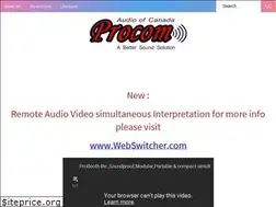 Sites similar to procomaudio.com