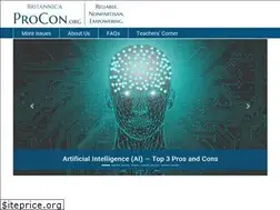 Sites similar to procon.org