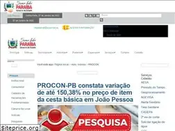Sites similar to procon.pb.gov.br