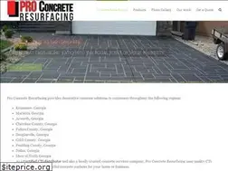 Sites similar to proconcreteresurfacing.com