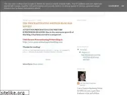 Sites similar to procrastinatingwriters.blogspot.com