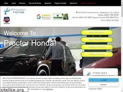 Sites similar to proctorhonda.com
