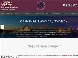 Sites similar to proctorlaw.com.au