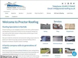 Sites similar to proctorroofing.co.uk