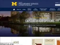 Sites similar to procurement.umich.edu