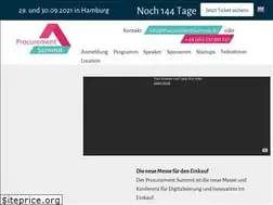 Sites similar to procurementsummit.de