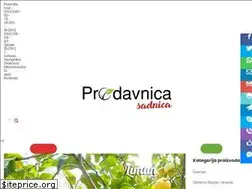 Sites similar to prodavnicasadnica.com