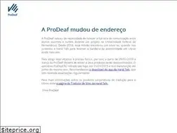 Sites similar to prodeaf.net