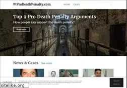 Sites similar to prodeathpenalty.com