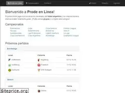 Sites similar to prodeenlinea.com