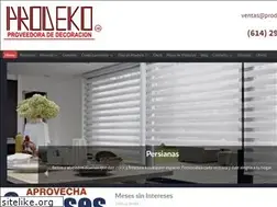 Sites similar to prodeko.com.mx