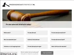 Sites similar to prodeoadvocaatstrafrecht.nl