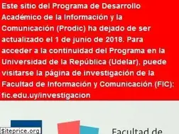Sites similar to prodic.edu.uy