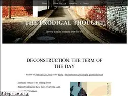 Sites similar to prodigalthought.net