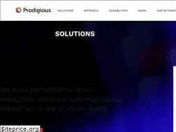 Sites similar to prodigious.com