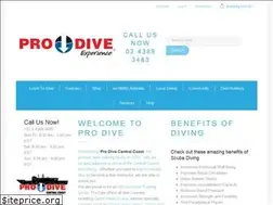 Sites similar to prodivecentralcoast.com.au