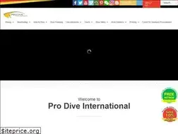 Sites similar to prodiveinternational.com
