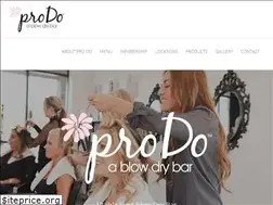 Sites similar to prodoblowdrybar.com