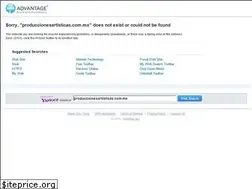 Sites similar to produccionesartisticas.com.mx