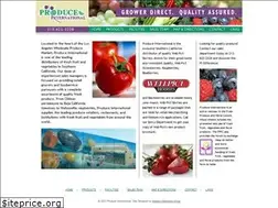 Sites similar to produceinternational.com