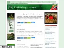 Sites similar to producemagazine.com