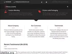 Sites similar to producerschemical.com