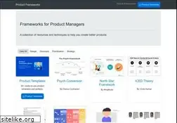 Sites similar to product-frameworks.com
