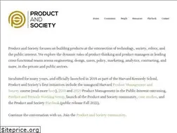 Sites similar to productandsociety.com