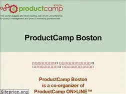 Sites similar to productcampboston.org