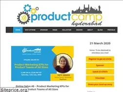 Sites similar to productcamphyd.com