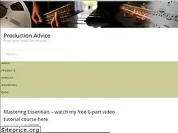Sites similar to productionadvice.co.uk