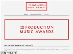 Sites similar to productionmusicawards.com