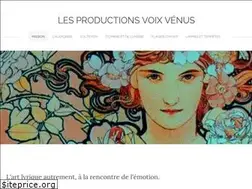 Sites similar to productionsvoixvenus.com