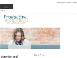 Sites similar to productiveblogging.com